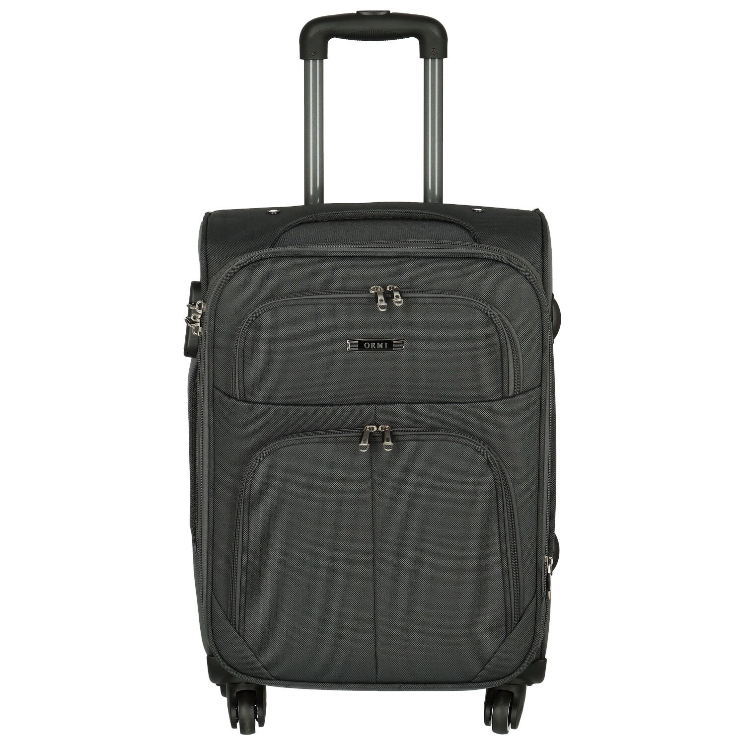 Cestovní textilní kufr tmavě šedý - Ormi Kolman S