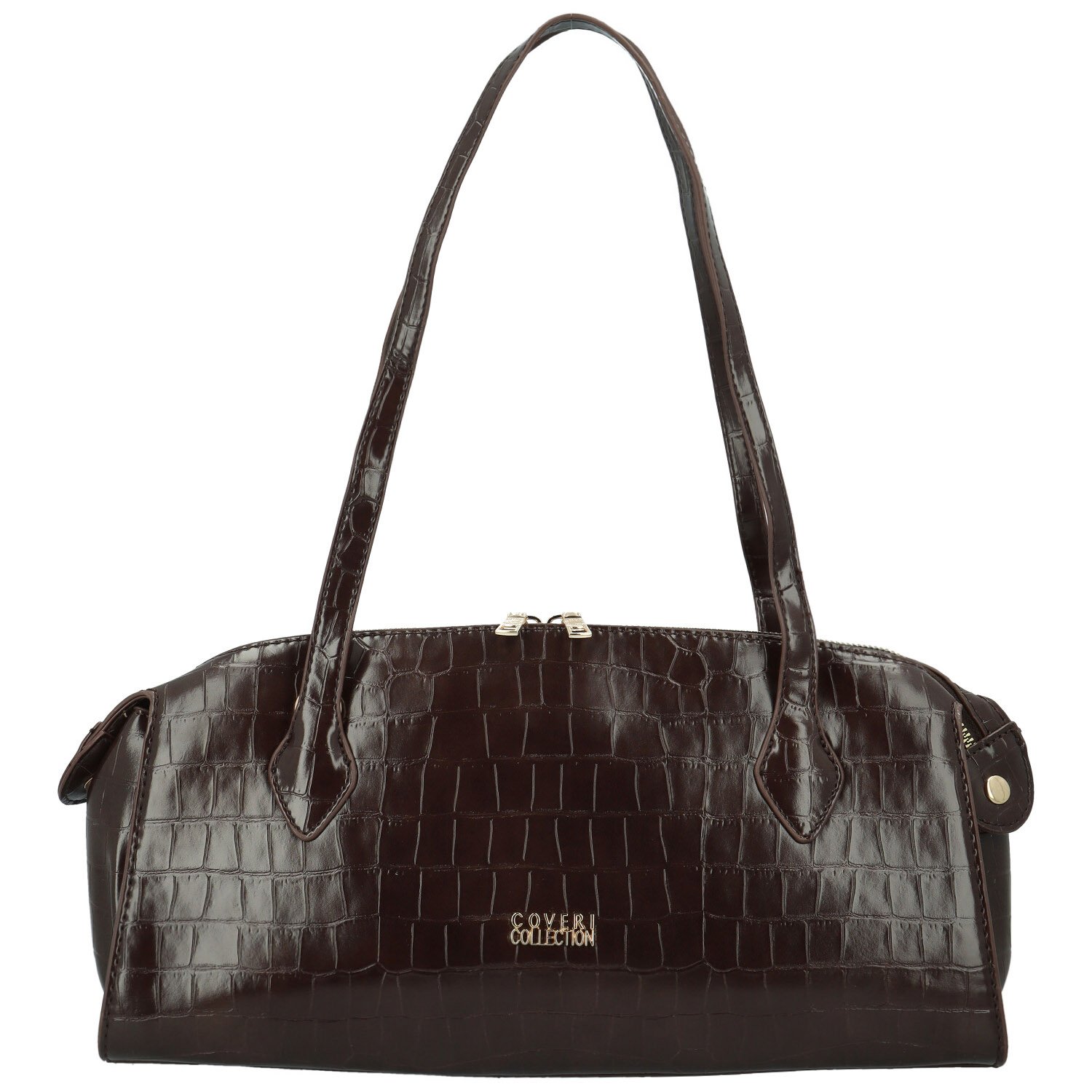 Dámská kabelka na rameno coffee - Coveri Krisia