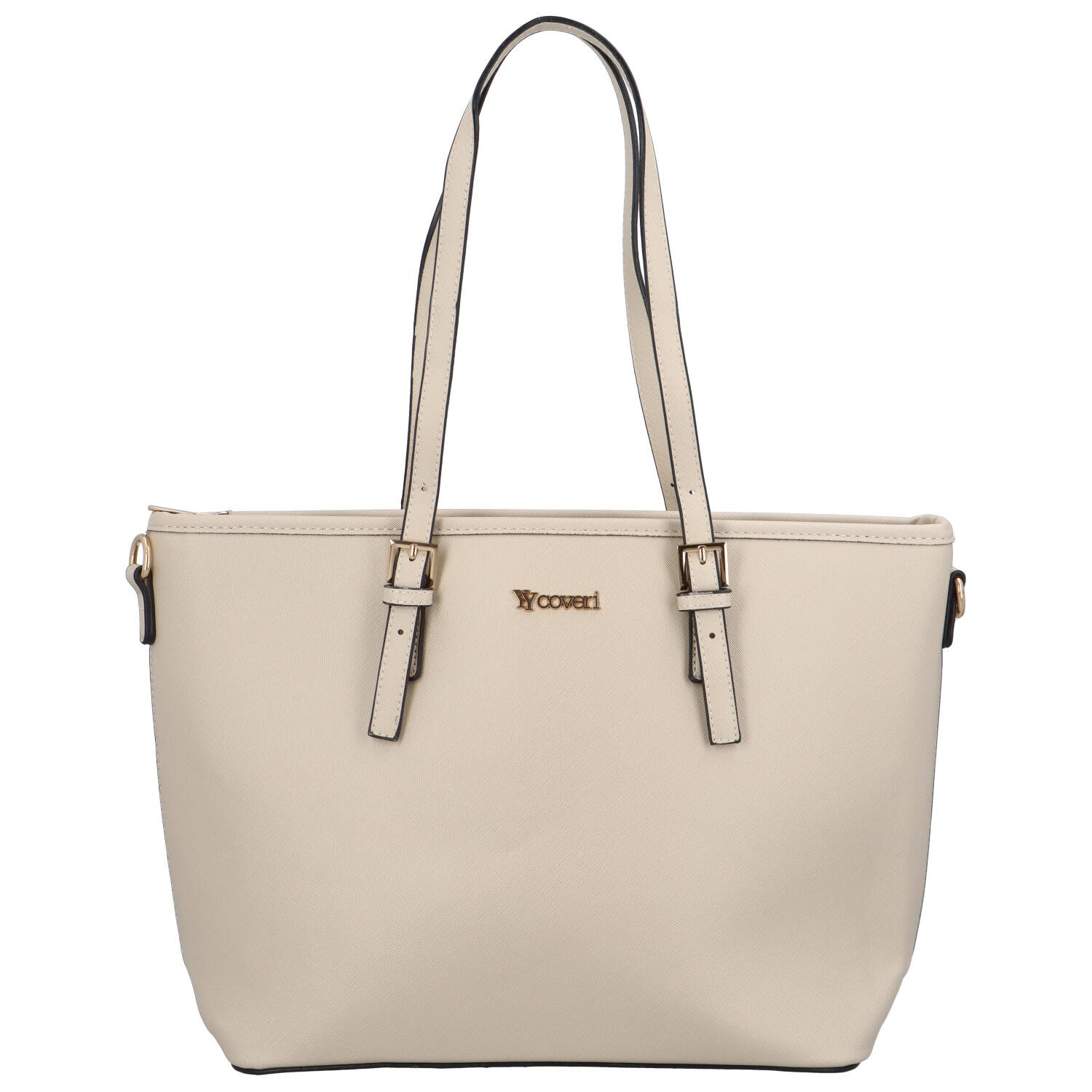 Dámská kabelka přes rameno béžová - Coveri Juisse