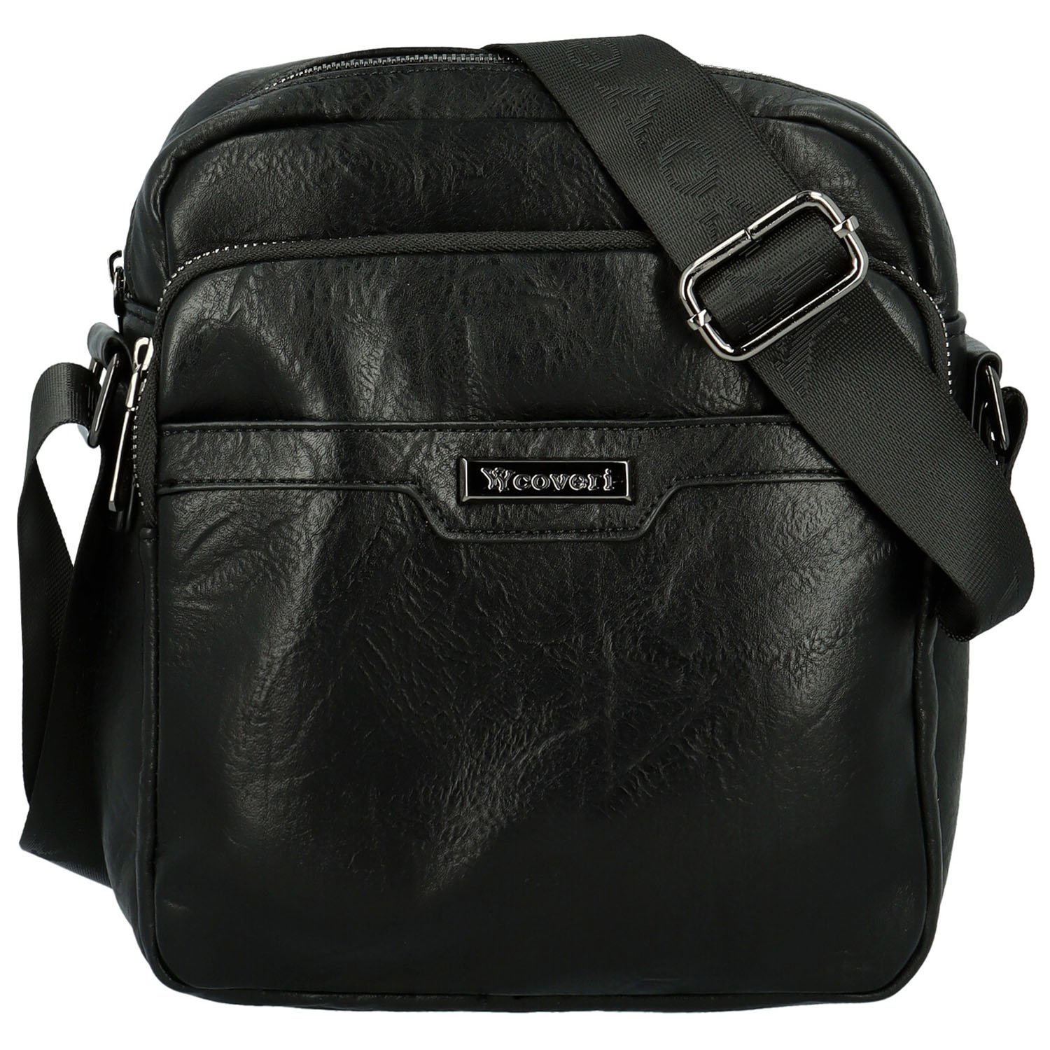 Pánská crossbody taška černá - Coveri Kaan