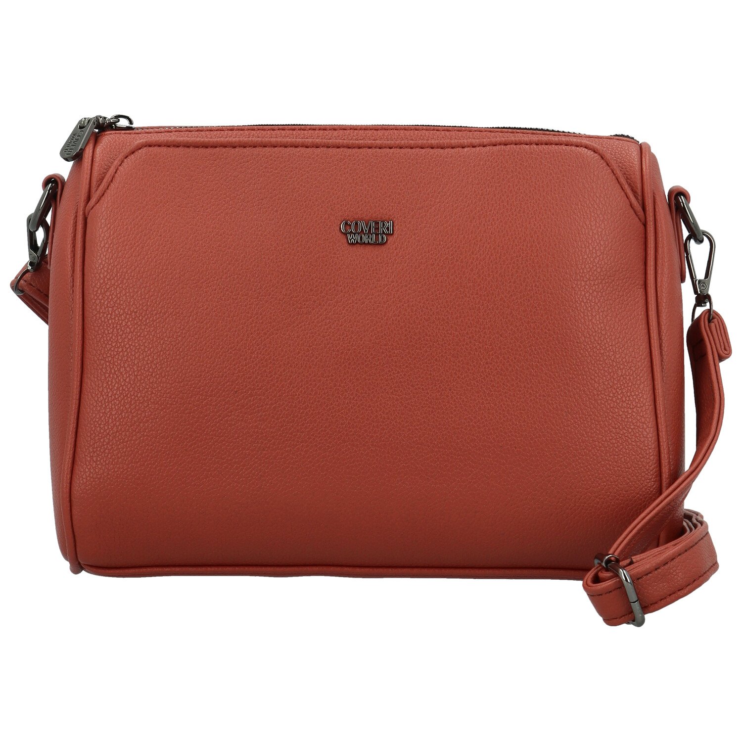 Dámská crossbody kabelka cihlově červená - Coveri Marija