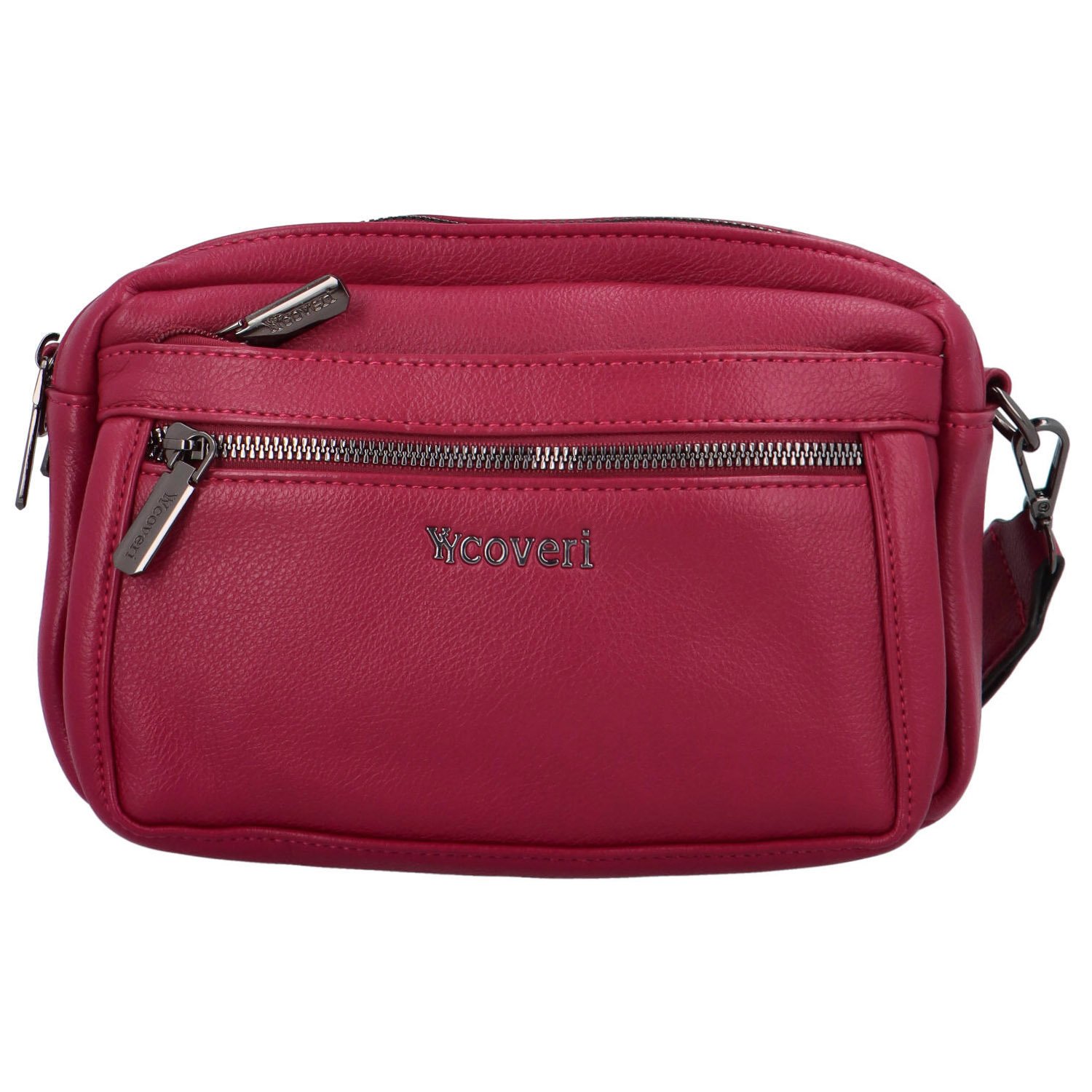 Dámská crossbody kabelka fuchsiová - Coveri Bricky new 