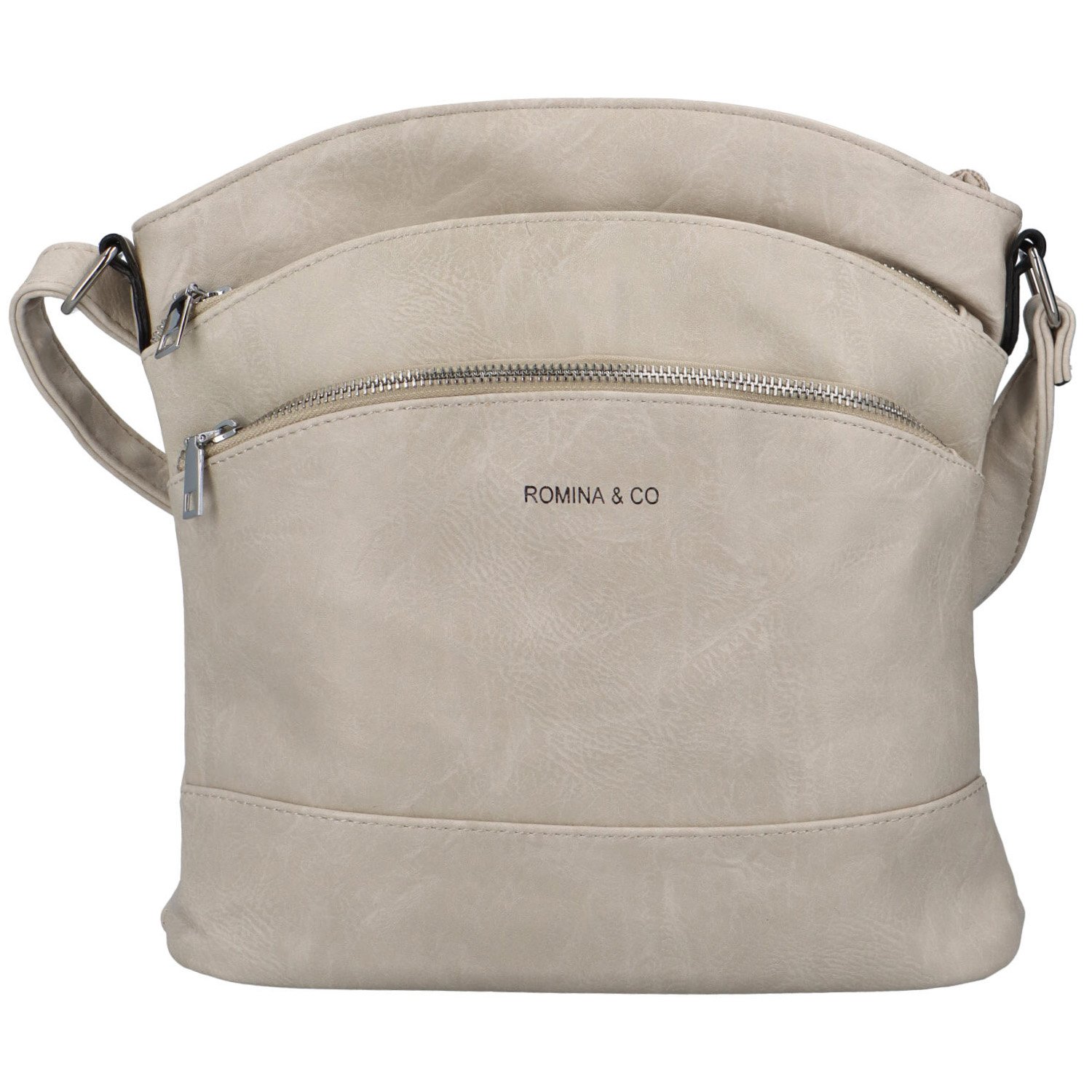 Dámská crossbody kabelka béžová - Romina Elkano