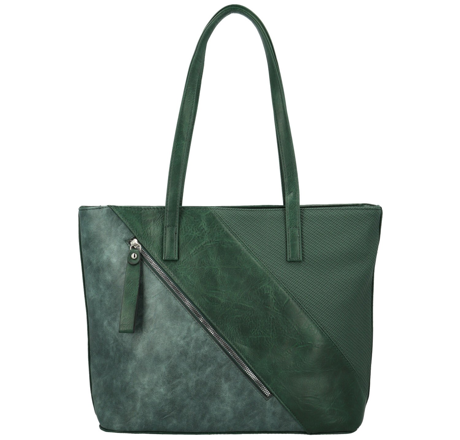 Dámská kabelka na rameno tmavě zelená - Firenze Valdema