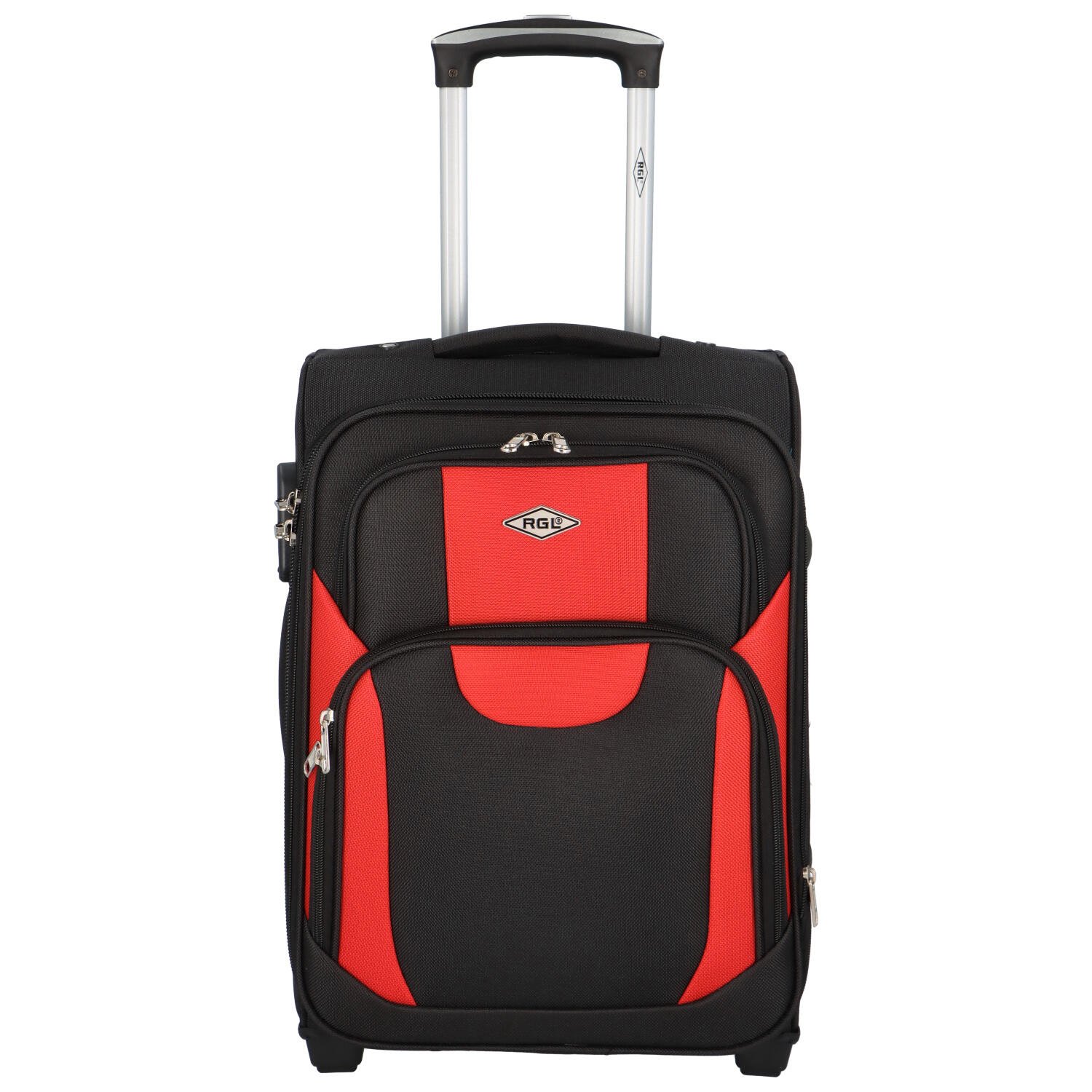 Cestovní kufr černo červený - RGL Bond S