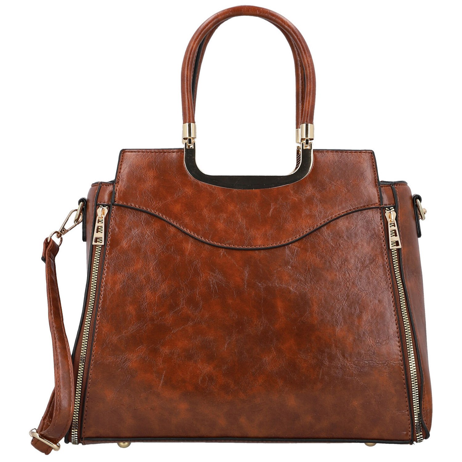 Dámská kabelka do ruky hnědá - Firenze Santina