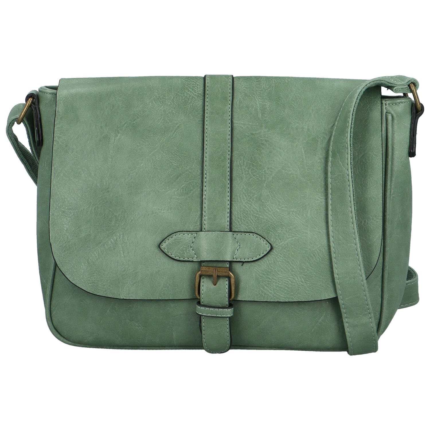 Dámská crossbody kabelka zelená - Paolo bags Pinelopi