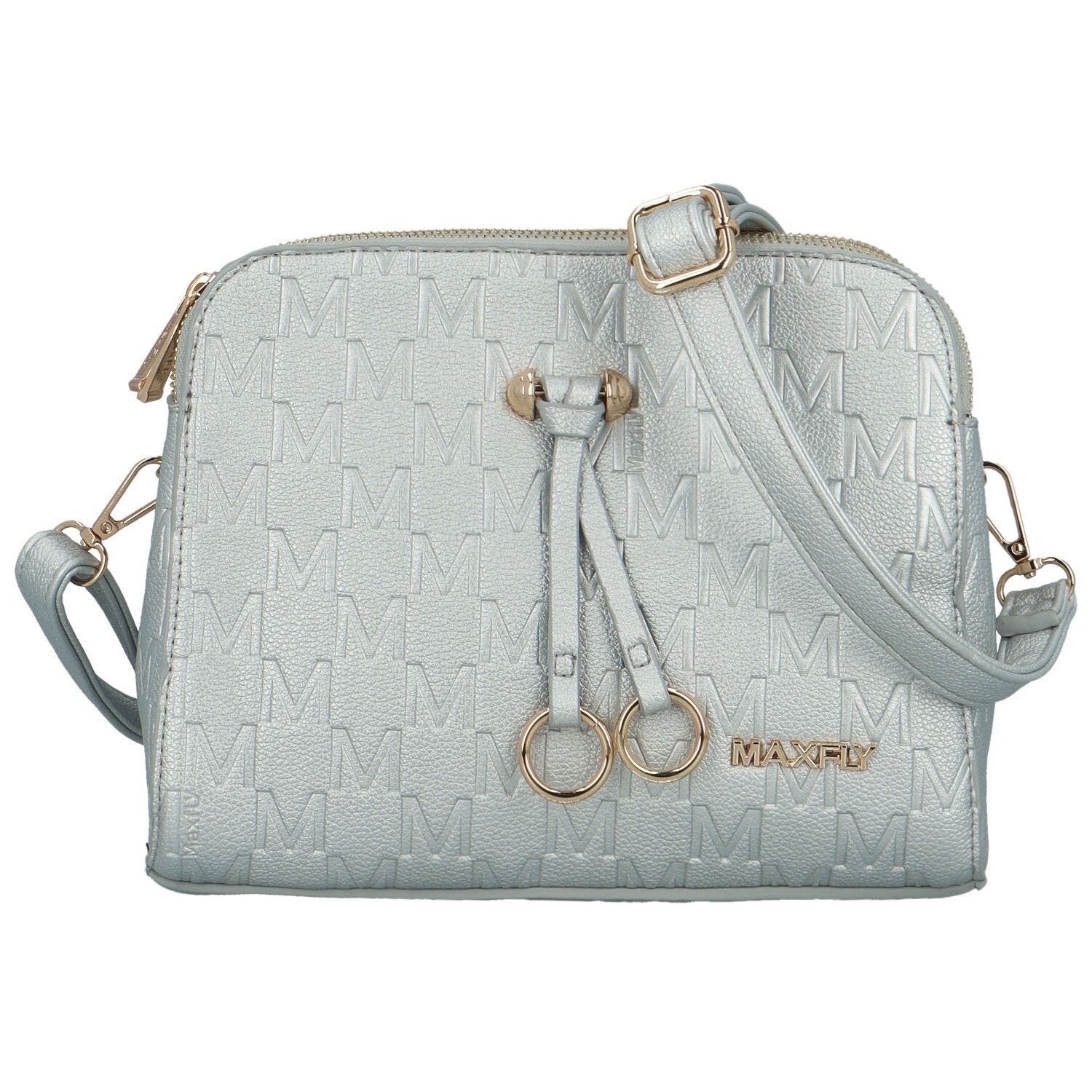 Dámská crossbody kabelka stříbrná - MaxFly Skylla