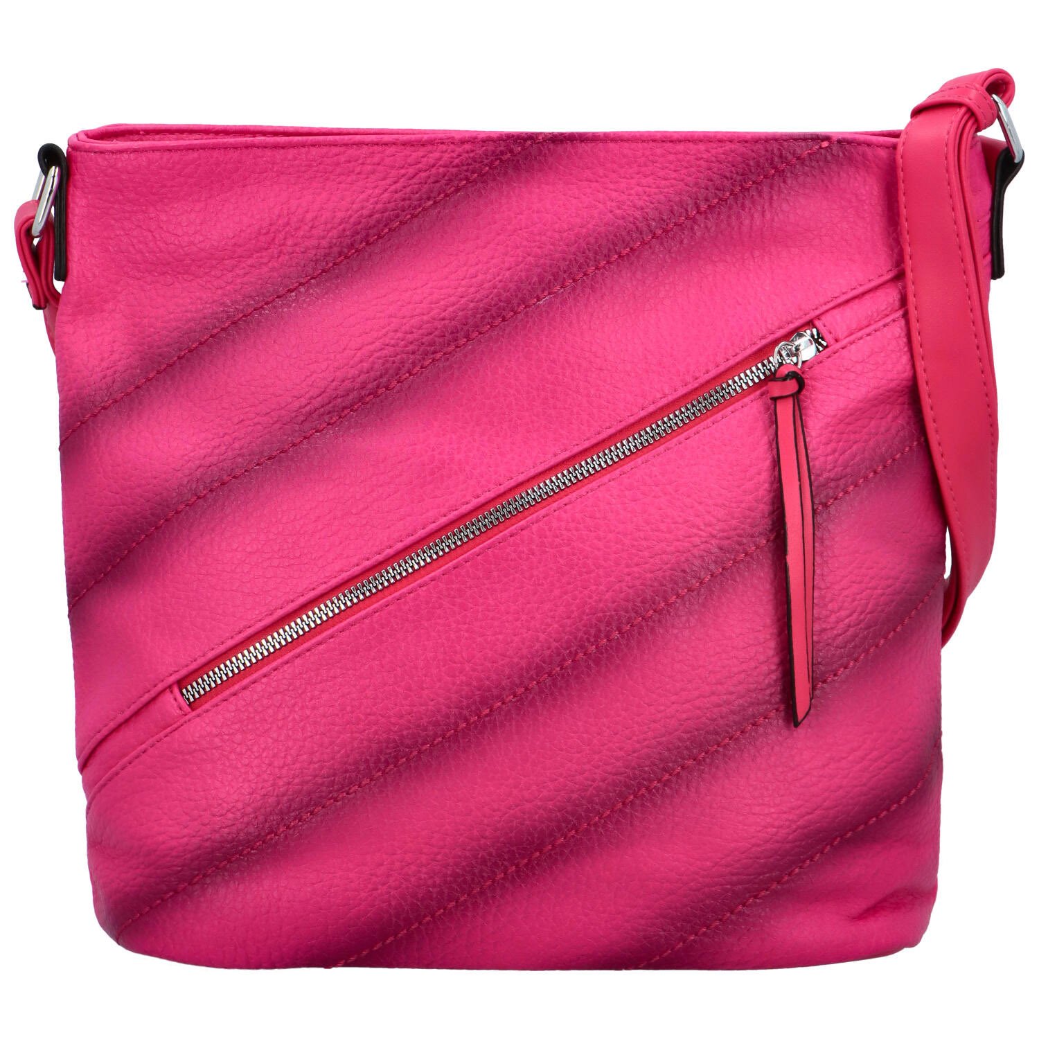 Dámská crossbody kabelka fuchsiová - Maria C Amastias