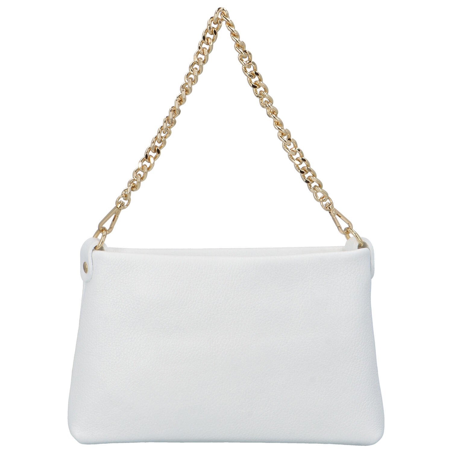 Dámská kožená crossbody kabelka bílá - Delami Madison