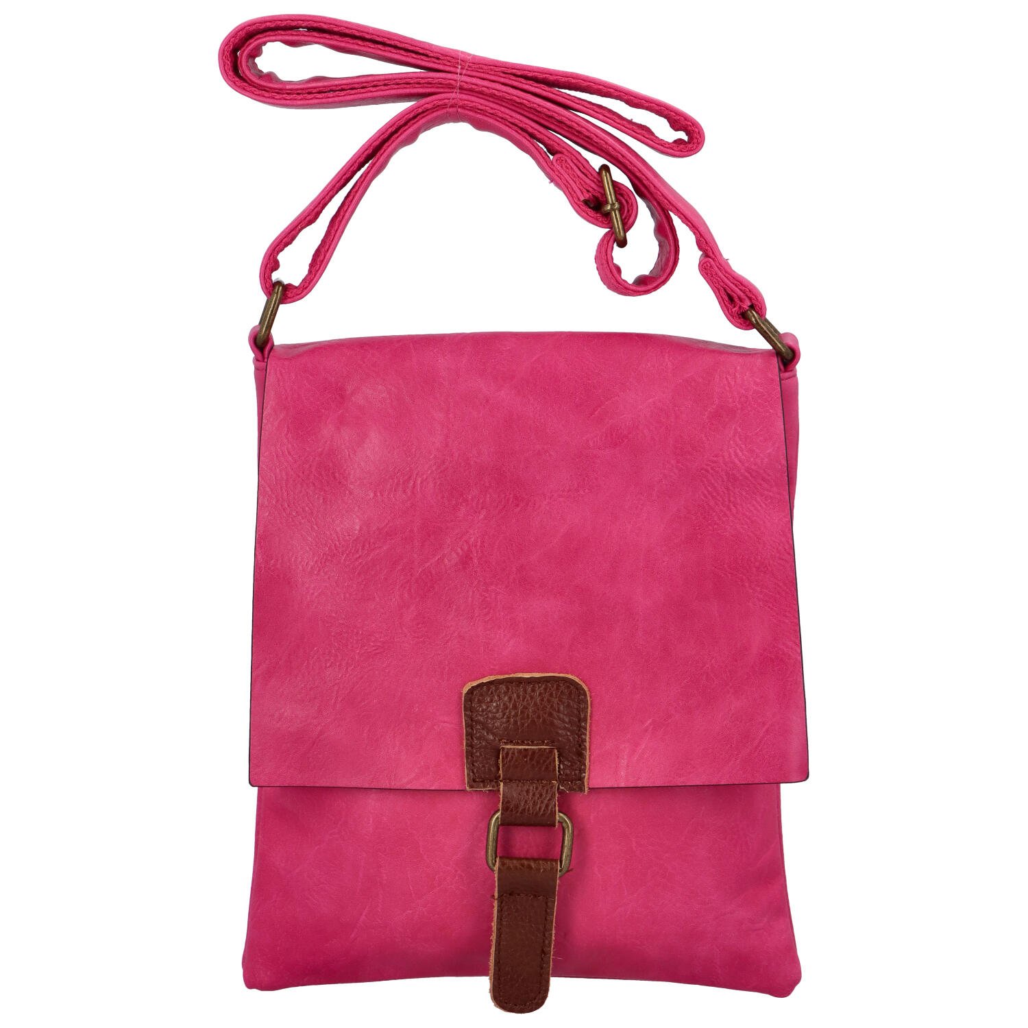 Dámská crossbody kabelka fuchsiová - Paolo bags Taisi