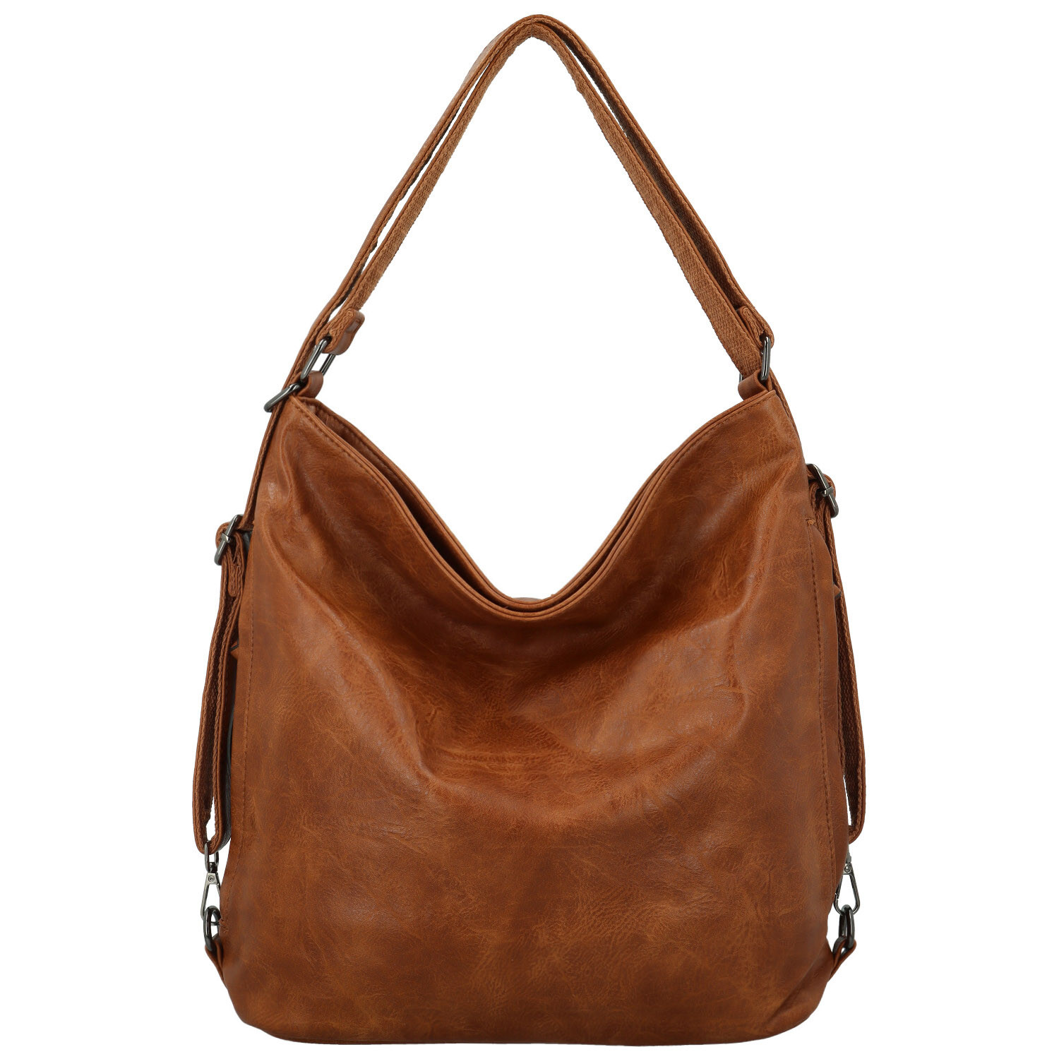 Dámský kabelko/batoh hnědý - Paolo bags Vasilia