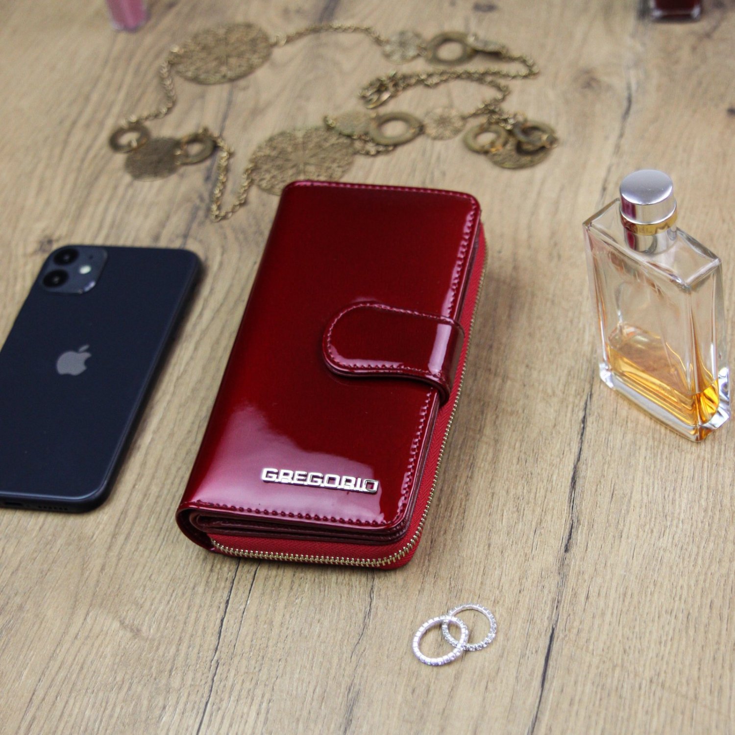 Dámská kožená peněženka červená - Gregorio Matilda