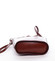 Dámská kožená crossbody kabelka hnědá - ItalY Bryana
