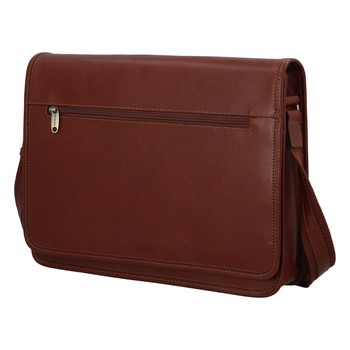 Luxusní pánská kožená taška hnědá - Hexagona Pierre