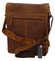 Pánská kožená taška camel - Greenwood Maroon