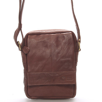 Stylová kožená taška hnědá - Sendi Design Perth