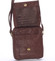 Pánská hnědá prošívaná kožená taška - Sendi Design Bris