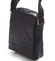Luxusní velká kožená crossbody taška černá - Sendi Design Diverze