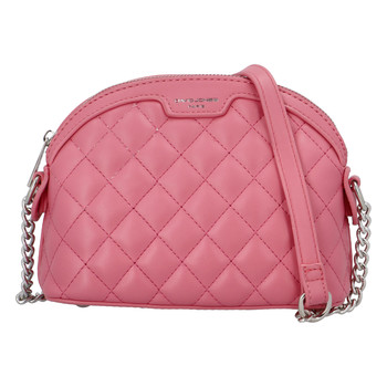 Dámská crossbody kabelka růžová - David Jones Akane