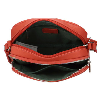 Dámská crossbody kabelka pastelově červená - David Jones Beatrio
