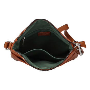 Dámská crossbody kabelka koňaková - David Jones Quali