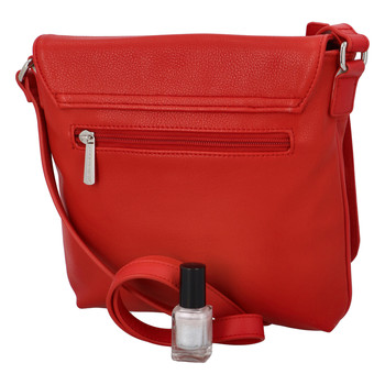 Dámská crossbody kabelka červená - David Jones Qualiny