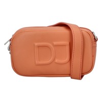 Malá dámská crossbody kabelka oranžová - David Jones SannJary