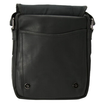 Pánská kožená crossbody taška hnědá - Bellugio Dagomal