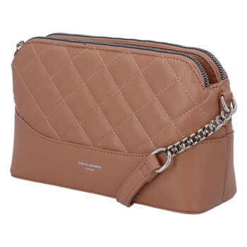 Dámská crossbody kabelka růžová - David Jones Sunny