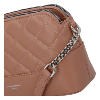 Dámská crossbody kabelka růžová - David Jones Sunny