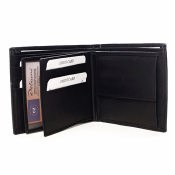 Pánská kožená peněženka černá - Diviley Anton