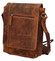 Pánská kožená crossbody taška camel - Greenwood Justwant
