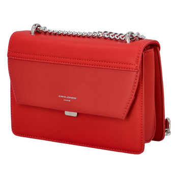Dámská crossbody kabelka červená - David Jones Delilah