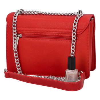 Dámská crossbody kabelka červená - David Jones Delilah