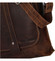 Pánská kožená crossbody taška khaki - Greenwood Chester