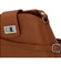 Dámská kožená crossbody kabelka koňaková - ItalY Brokylon