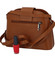Dámská kožená crossbody kabelka koňaková - ItalY Brokylon