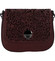 Dámská kožená crossbody kabelka bordo - ItalY Bettery