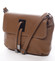 Dámská kožená crossbody kabelka světle hnědá - ItalY Porta