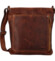 Kožená crossbody taška hnědá - Greenwood Darsy 3