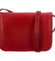 Dámská kožená crossbody červená - Delami Vera Pelle Asppena