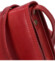 Dámská kožená crossbody červená - Delami Vera Pelle Asppena