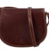 Dámská kožená crossbody tmavě hnědá - Delami Melisa
