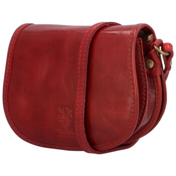 Dámská kožená crossbody červená - Delami Melisa