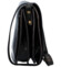 Dámská kožená crossbody černá - Delami Linda