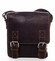 Pánská kožená crossbody taška tmavě hnědá - Greenwood Kratos 