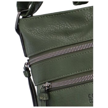 Dámská crossbody kabelka zelená - Coveri Daleina
