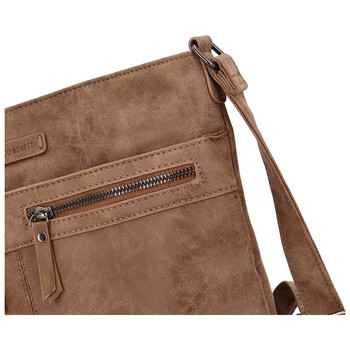 Dámská crossbody kabelka camel - Enrico Benetii Nymea