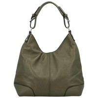 Dámská kožená kabelka khaki - ItalY Inpelle Two